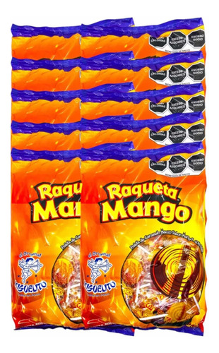 Paleta Raqueta Mango Miguelito 400pz