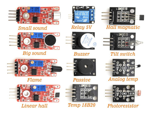 Kit De Módulo De Sensor 38 En 1 Para El Proyecto Arduino Rap