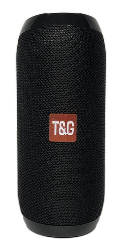 Imagen 1 de 1 de Parlante T&G Audio TG-117 portátil con bluetooth waterproof negro 
