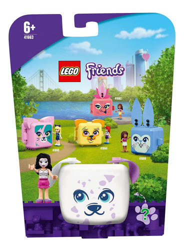 Amigos Da Lego No Kit De Construção Do Cubo Dálmata
