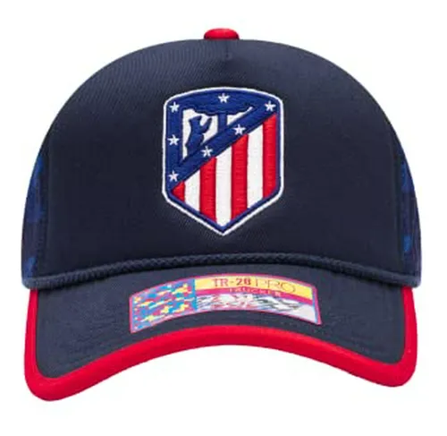 Gorra De Fútbol Estilo Trucker Ajustable Atlético Madrid Azu