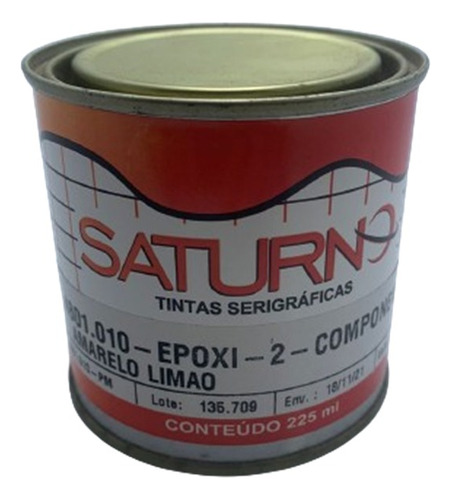 Tinta Epóxi 225ml Saturno 4801 + Catalizador 225ml