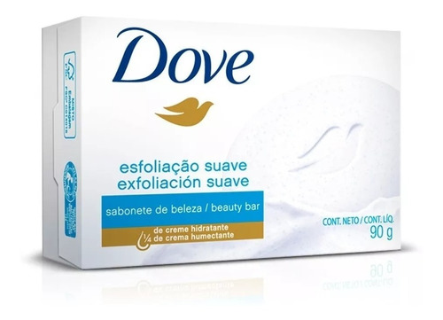 Jabón Dove Exfoliante Suave Por 90 Gramos