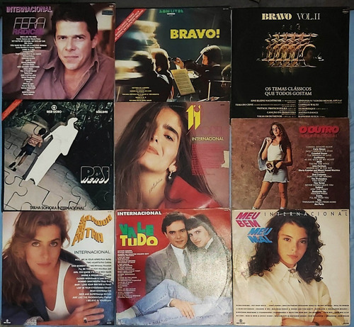 Imagem 1 de 5 de Lps Novelas Lote Com 10 Lps 160 Reais