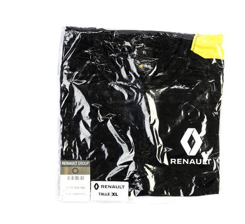 Remera Hombre Rs Manga Amarilla T:xl Boutique Renault