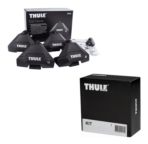Suporte Thule 7105 + Kit De Fixação Thule 5101