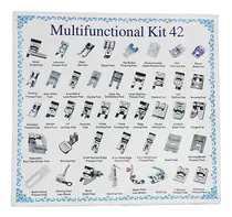 Comprar Set Kit Prensatelas 42 Maquina Coser Singer Janome Juk Full 