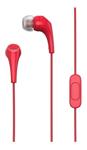 Imagen 1 de 2 de Audífonos in-ear Motorola Earbuds 2 rojo