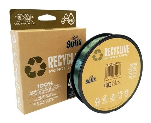 Nylon Sufix Recycline 150mts - 100% Reciclable 