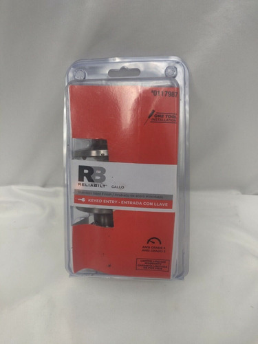 Imagen 1 de 2 de Perilla De Entrada Con Llave Cerradura Para Puerta Interior
