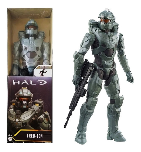 Halo Spartan Fred-104 Figura De Acción Incluye Arma