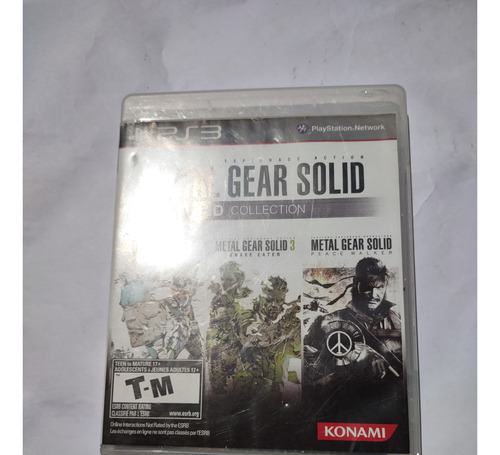 Metal Gear Solid Hd Collection Ps3 Playstation 3