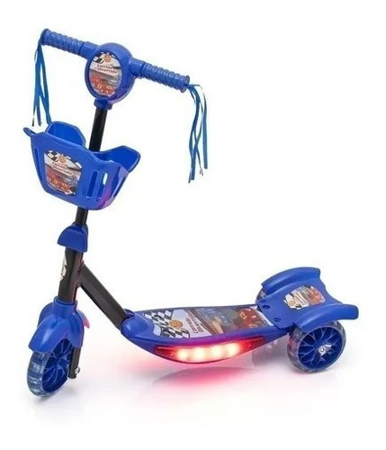 Patinete Radical Toy para niños con luces y sonido (azul) color azul