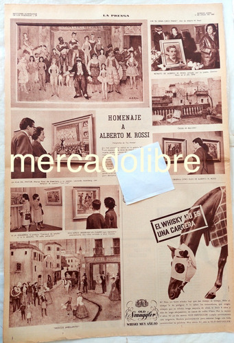 Alberto María Rossi Exposición Galeria Witcomb 1965 Pintura