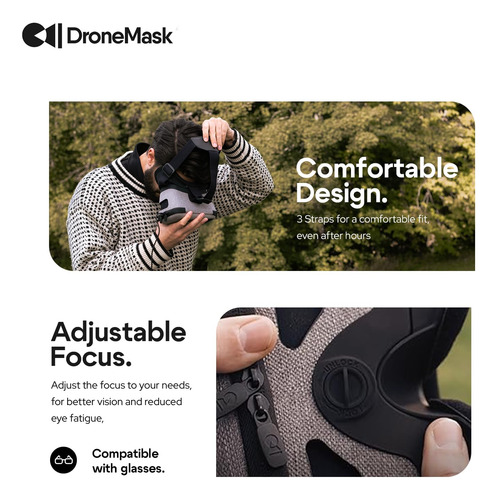 Gafas Fpv Hd Para Drones De Cámara Versátiles