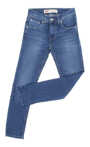 Calça Jeans Infantil Masculina 510 Skinny Azul Com Elastano 