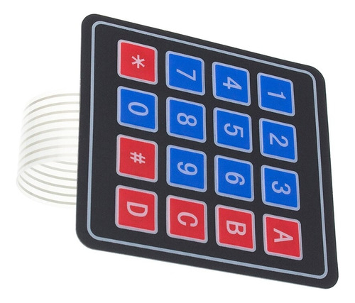 Keypad Membrana Matricial 4x4 16 Teclas 8 Pines Arduino Pic