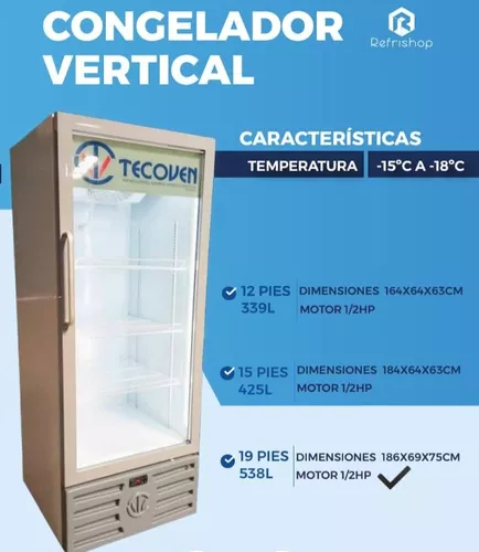 Congelador vertical Premium Mimet