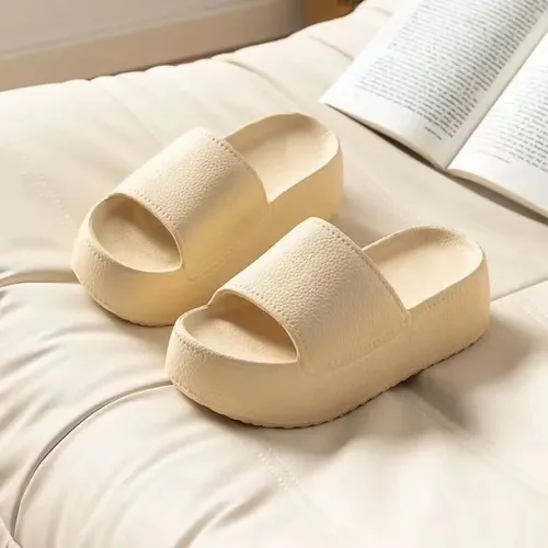 Zapatillas De Suela Gruesa De Moda Para Mujer De Verano 2024