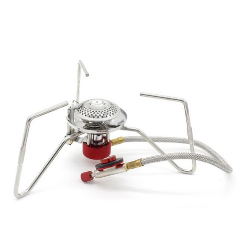 Imagen 5 de 10 de Mini Calentador Plegable Portátil Camping + Cartucho 230g