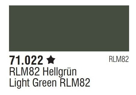 Tinta Light Green Rlm82  71022 Model Air Vallejo Modelismo