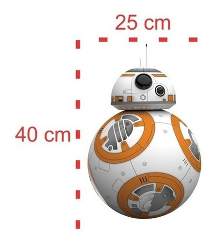 Decoração Bb8 Star Wars Em Mdf Preto - Lançamento