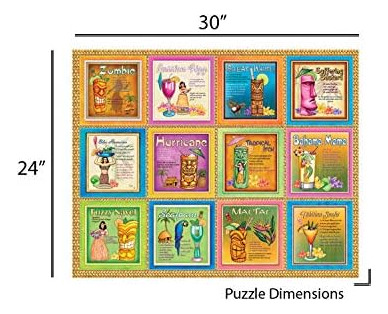 Springboks - Puzzle De 1000 Piezas Para Fiesta De Cóctel, Fa