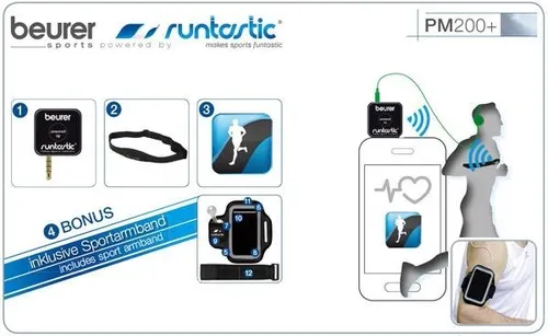 Pulsometro Beurer Sports Powered By Runtastic Fitness Pm200
