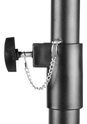 Kit 2 Suportes Pedestal Tripe P/ Caixa Som Profissional Mxt Cor Preto