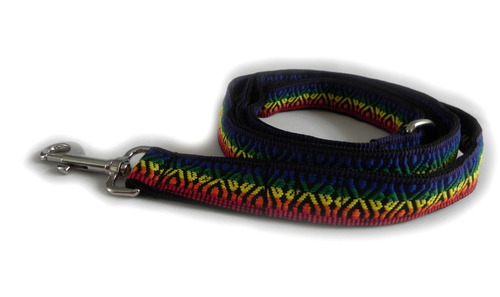 Correa Para Perro, Etnico Hippie Rainbow Ó Arcoiris