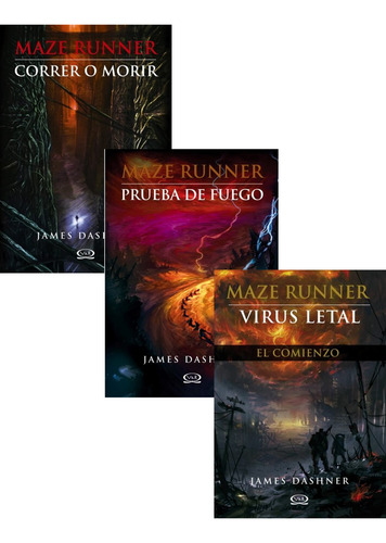 Pack Maze Runner 1, 2 Y 4