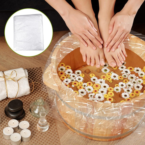 80pcs Desechable Liner Para Bañera De Pies Bolsa De Spa