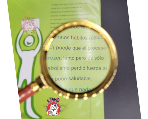 ** 4 Lupa De Mano 10x For Lectura, Joyería, Relojería 80mm