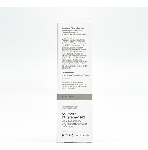 Sérum The Ordinary Argireline 10% Com Aloe Vera 30 Ml Anti-w
