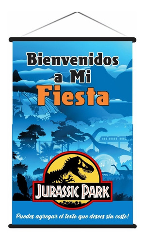 Pendón, Cumpleaños, Para Decorar Jurassic World O Park