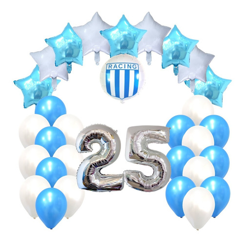 Combo Kit Deco Fiesta Globos Racing 2