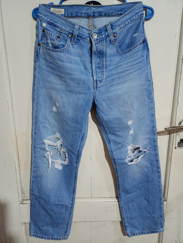 Levis 501 Talle 25 Cropp (Usado)