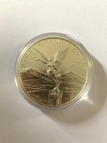 Onza Plata Libertad Ley .999 Incluye Capsulita De Plástico