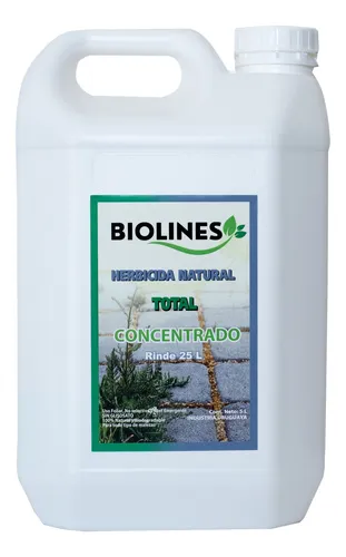 Herbicida Total Natural Concentrado Líquido 5lt