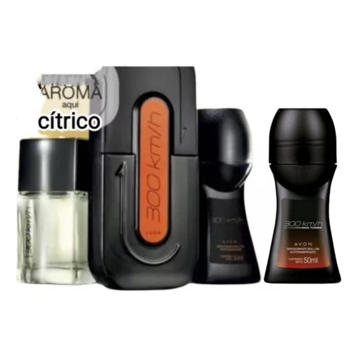 Set X 4 Perfume 300 Km + Mini Perfume De 30ml+desodorante