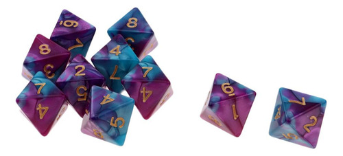 Juego De Dados De Juegos De 8 Caras 2 Piezas