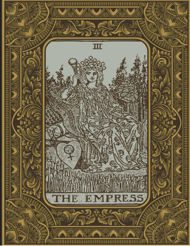 Libro: The Empress - Tarot Journal Sketchbook, 200 Pages Ske