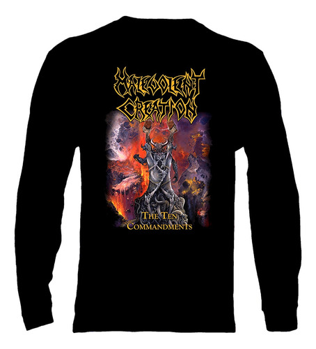 Polera Manga Larga Malevolent Creation - Ver 13 - The Ten Co