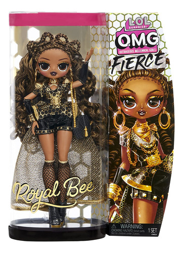 Lol Surprise Omg Fierce Royal Bee Fashion Doll Con 15 Sorpre
