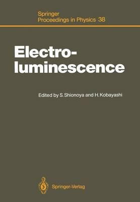 Libro Electroluminescence - Shigeo Shionoya