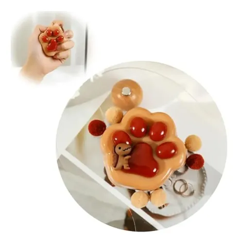 Cubo Antiestrés De Gel Suave De 5 Cm | Juguete Sensorial Para Apretar Y Moldear | Efecto Degradado Naranja-amarillo | Ideal Para Niños Y Adultos