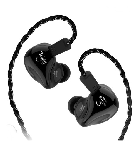 Fone De Ouvido In Ear Kz Zs4 - Dois Driver's + Case Rígido 