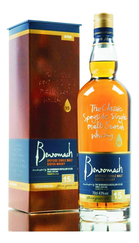 Whisky Benromach Speyside 15 Años Single Malt 700 Ml