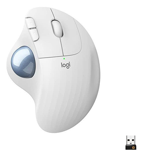 Logitech Ergo Mouse Inalámbrico Bluetooth Blanco