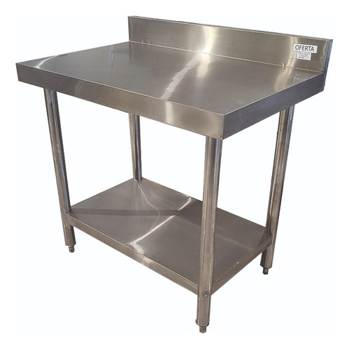 Mesa De Trabajo Acero Inox 90cm Línea Rímini Oppici